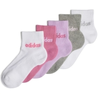 adidas Linear Ankle Socks 5 Pairs Kids Παιδικές Κάλτσες IR8229