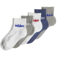 adidas Linear Ankle Socks 5 Pairs Kids Παιδικές Κάλτσες IR8230